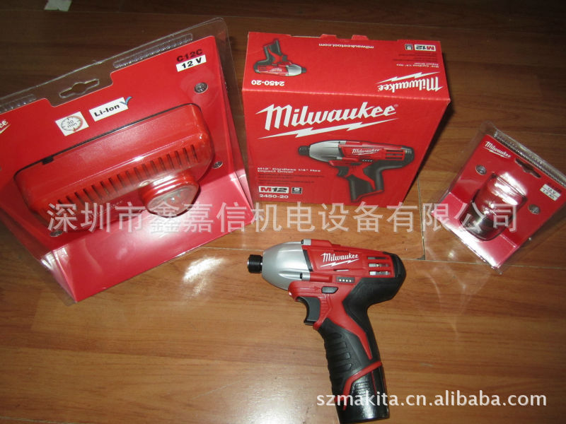 批发零售米沃奇充电冲击起子2450-20