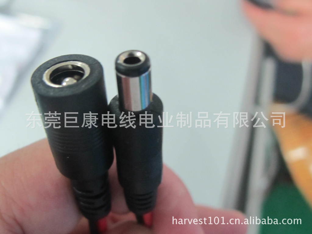 批发 电源连接线 电源线 插头线 公母对插 八字尾 T4/T5插头线