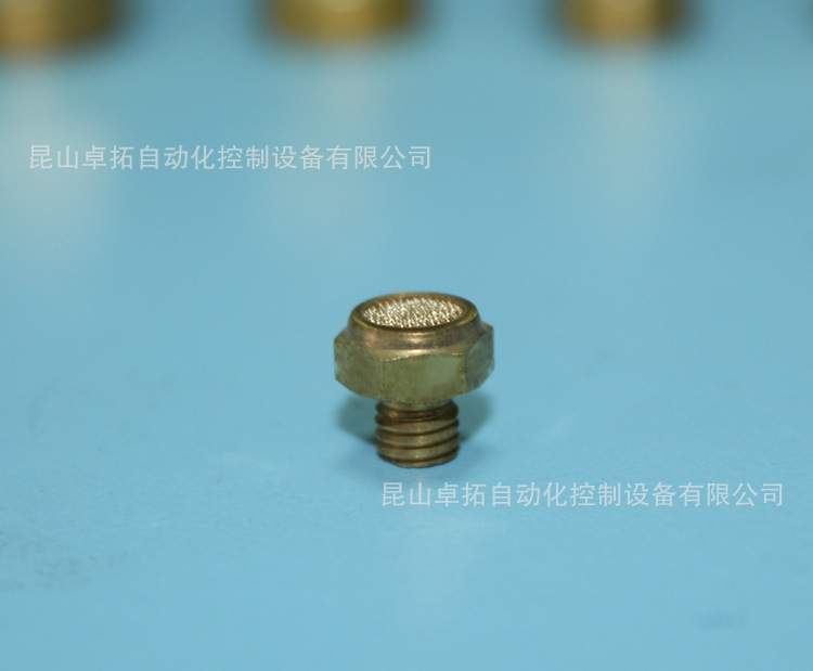 铜消音器 STM5 平头消声器 气动元件配件 CHANTO 长拓气动元件