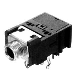 厂家直销3.5耳机插座  3.5带开关直插式耳机插座 PJ306BM 单双排