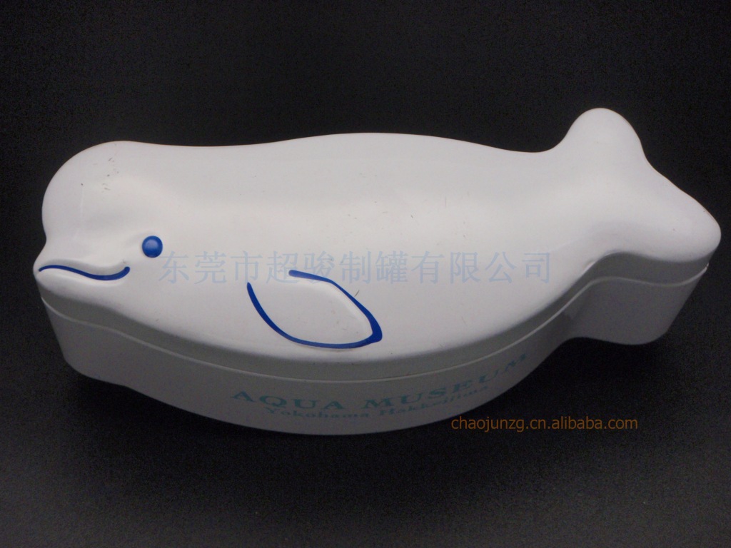 供应精美海豚罐 异形罐 马口铁罐 精美礼品罐