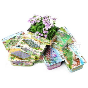 Happy Farm может печатать стили логотипа, газонный мир, зеленая трава/зеленый мир, подарки с мини-растением