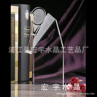 supply crystal trophy Customized crystal trophy medal Price