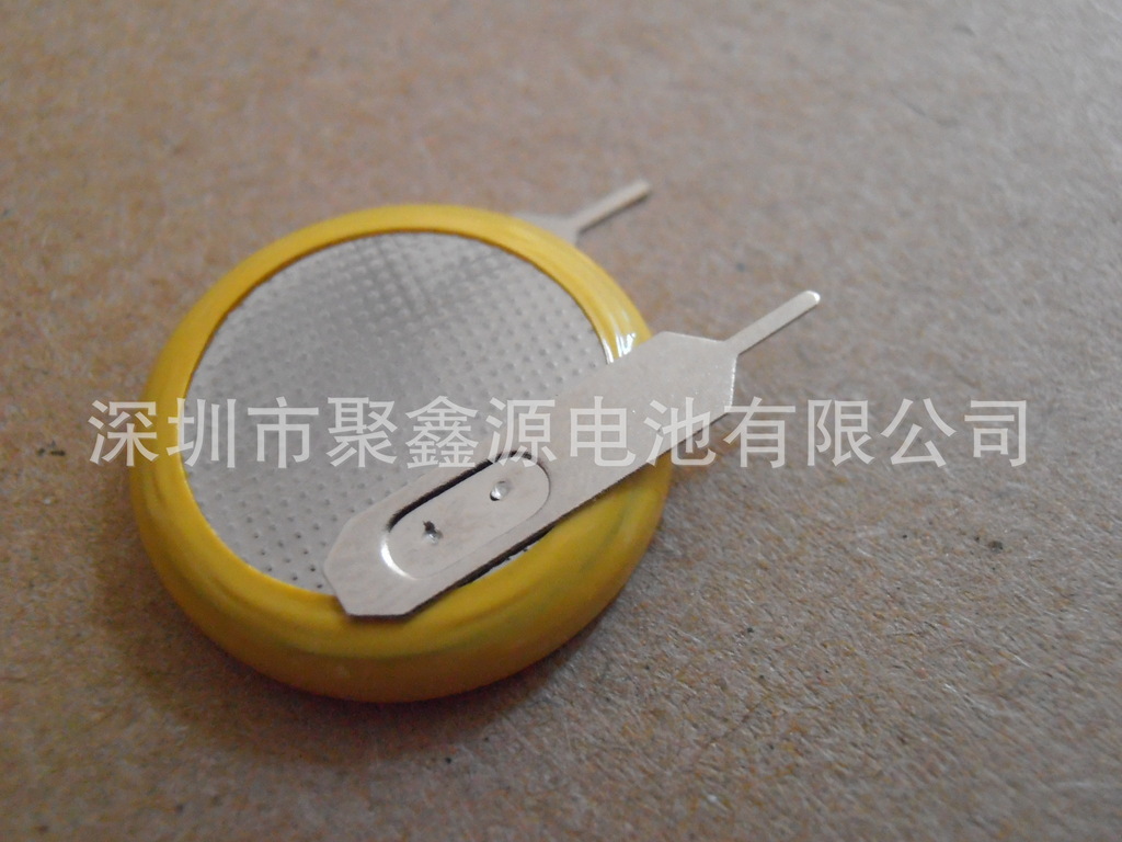【聚鑫源】厂家供应3V CR2025电池带焊脚大容量电子表扣式电池