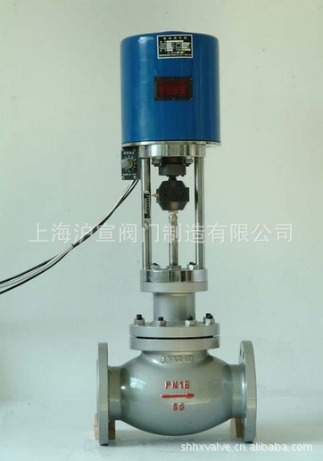 上海沪宣电动温度调节阀 电动调节阀ZZWPE