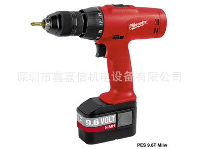 批发零售美国MILWAUKEE米沃奇充电钻PES9.6T