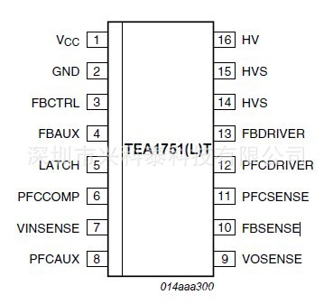 集成电路 TEA1751T