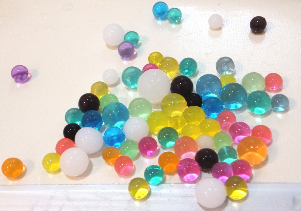 Colorful Crystal Soil Round Gelatine  Water Bead