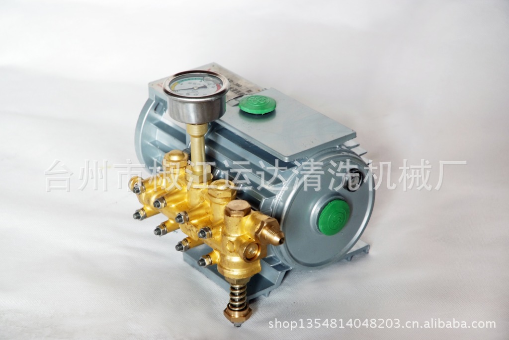 供应运达YD-380型清洗机高压铜泵头 高压柱塞泵泵头