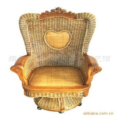 10158 Produce Manufactor Direct selling wholesale Rattan leisure time Rattan furniture Wicker chair high-grade Rattan Boss Swivel chair