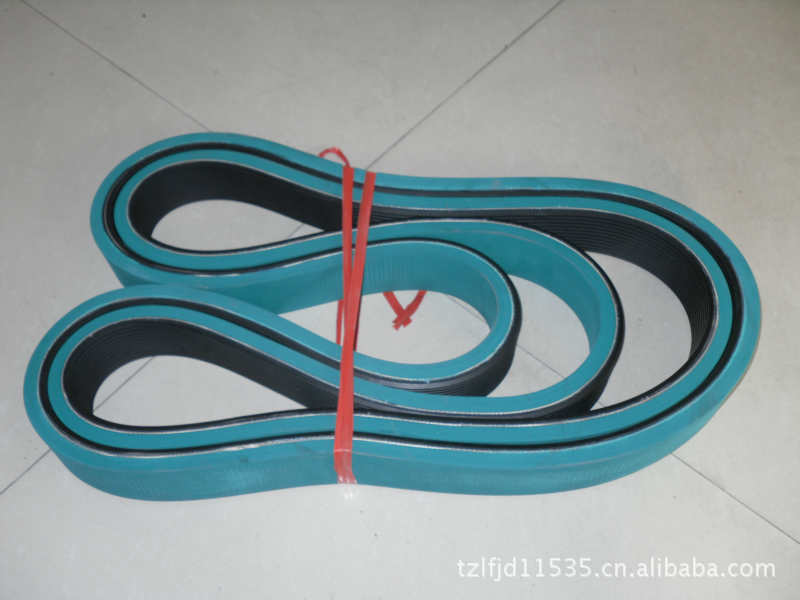 专业生产86齿加厚牵引机多楔带 标准件橡胶多沟带