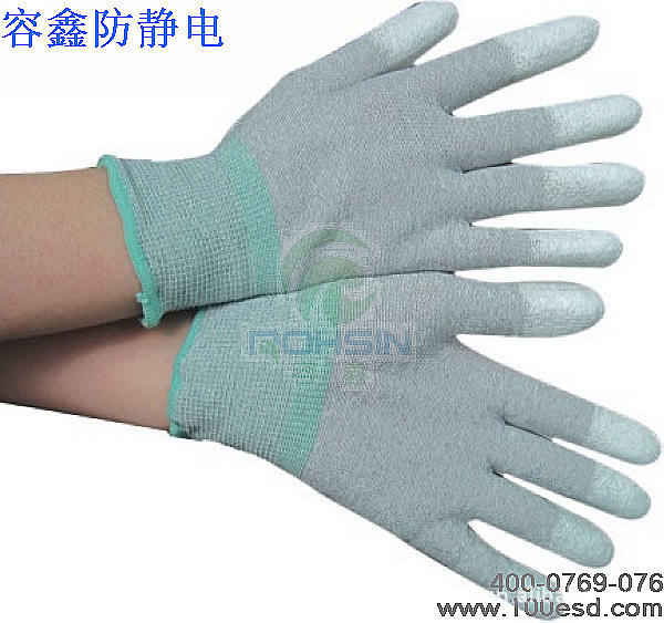 14碳纤维防静电涂掌手套G314