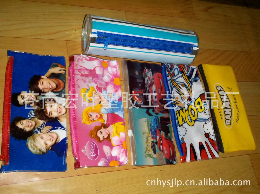 PVC笔袋、专业PVC文具袋、卡通笔袋