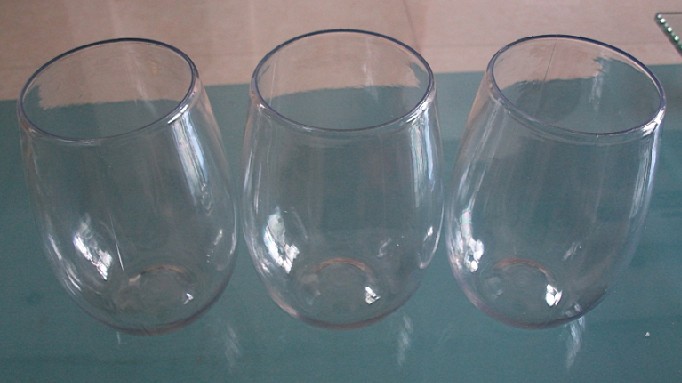 供应PET塑料酒杯,酒会PET塑料酒杯,无脚PET塑料红酒杯