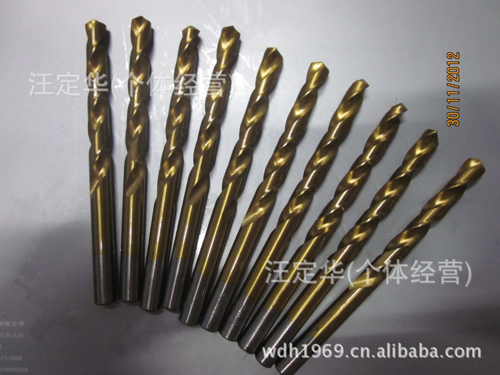 厂家批发新亚 XY HSS全磨制镀钛直柄麻花钻 直钻 钻头