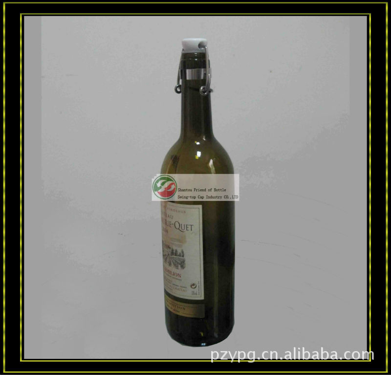 供应德国标准规格食品级葡萄酒弹簧瓶盖E1型swing top cap E1