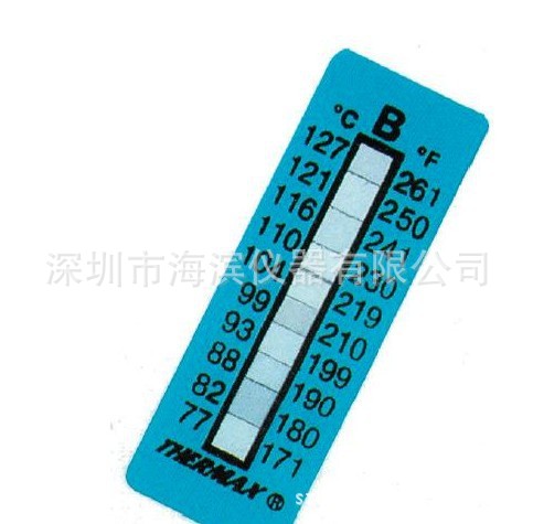 英国TMC测温纸变色测温纸变色温度试纸5格/8格/10格热敏试纸