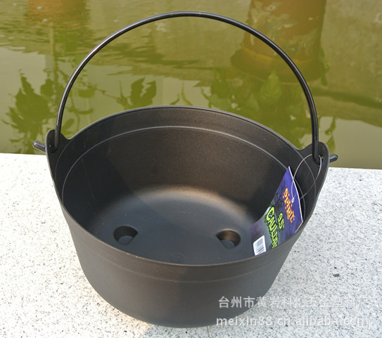 36-19万圣节手提黑桶 南瓜鬼节  CAULDRON HT 9.5