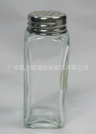厂家供应编号JL032、80ML胡椒粉玻璃瓶、调味品瓶