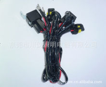 厂家供应汽车H1/H4/H7/H8/H9/H11/H13单灯汽车线束 HID/LED线束