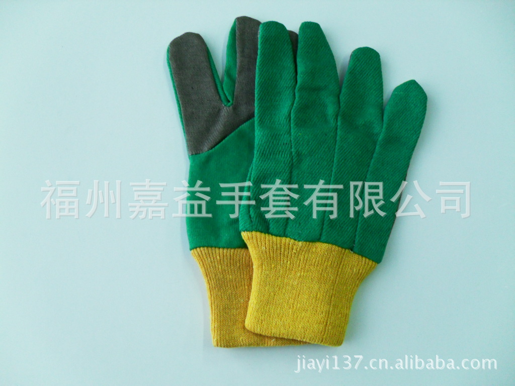 童装pvc喷胶花园手套