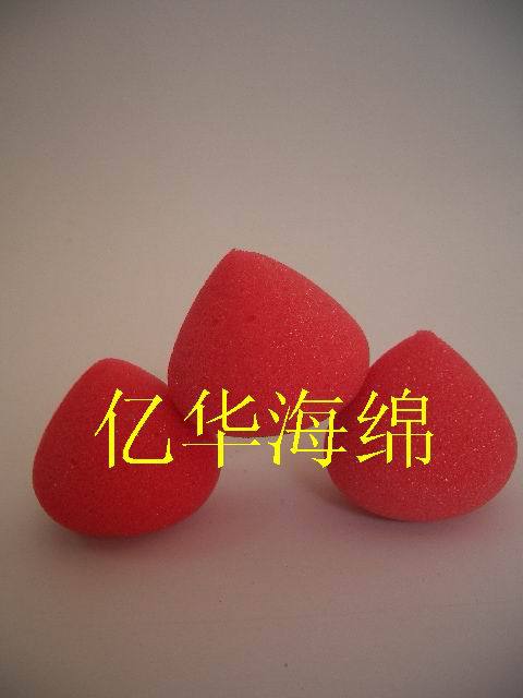 桃心海绵  沐浴海绵  PVA洗脸扑海绵