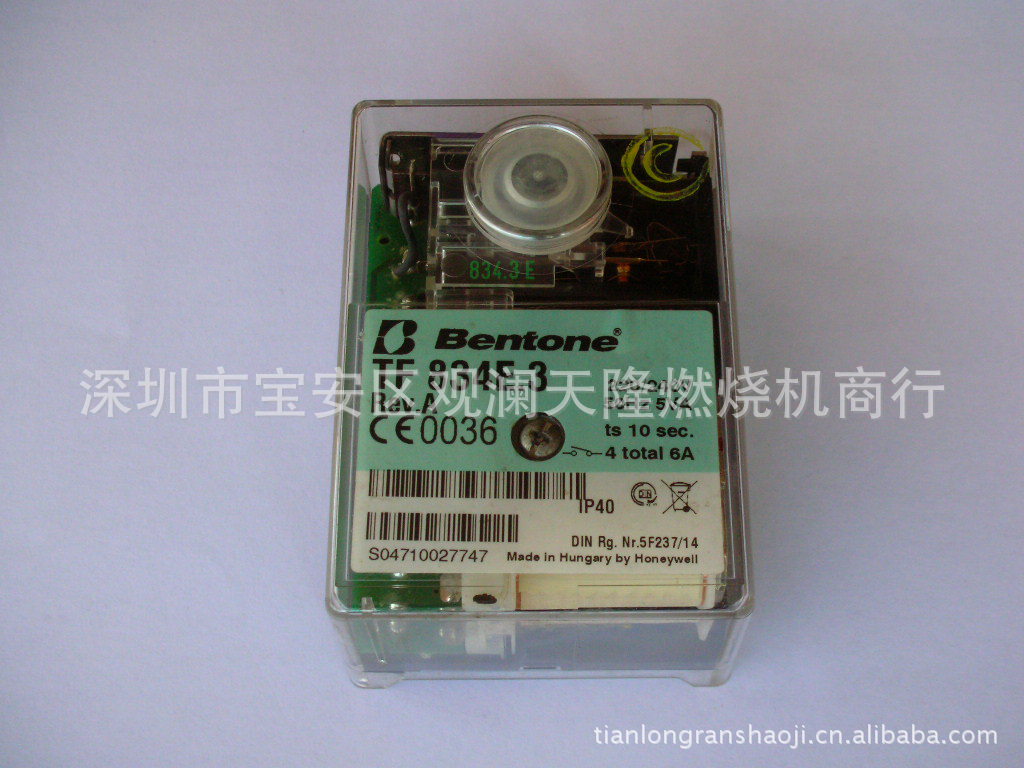 销售瑞典Bentone百通牌TF 834E.3燃油燃烧器控制器