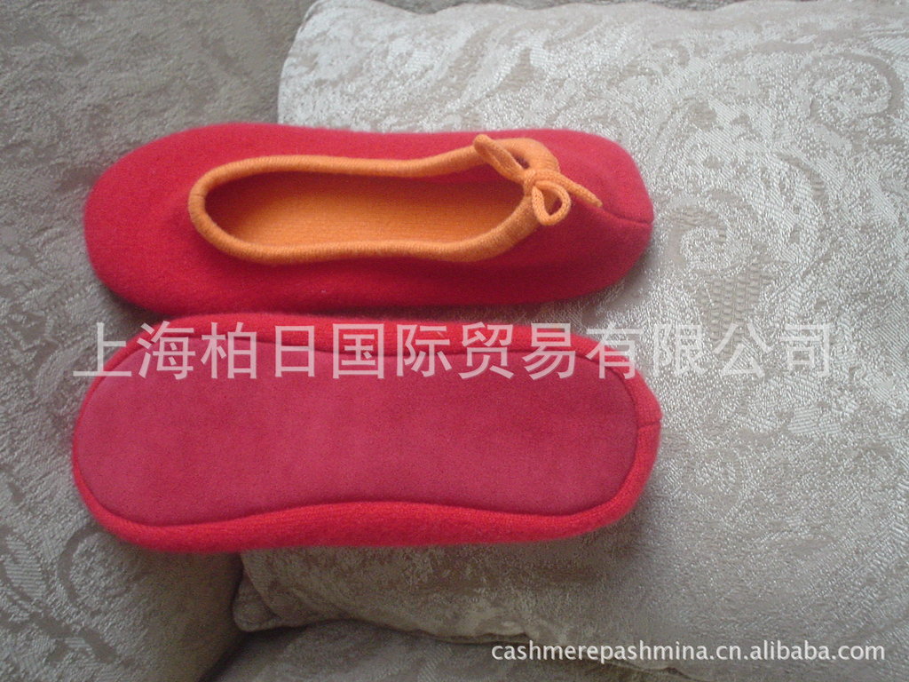 CASHMERE SLIPPERS 100% Cashmere slipper machining customized スリッパ