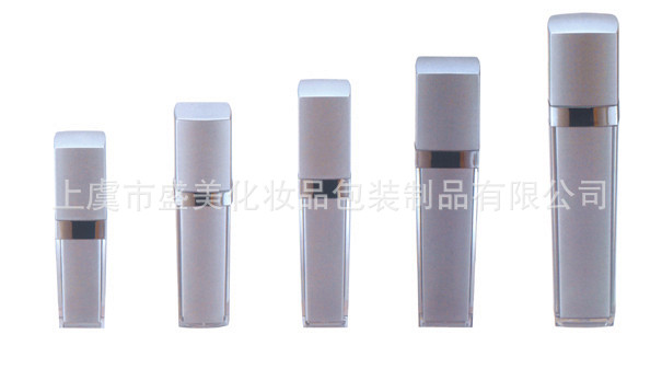 供应亚克力乳液瓶 精华液瓶 化妆品分装瓶 化妆瓶(正四方形系列)