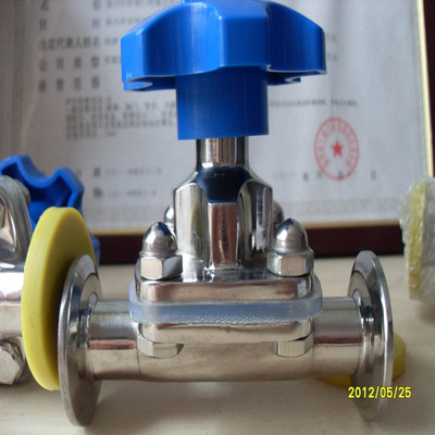 内外抛光卫生级快装隔膜阀 无菌隔膜阀 卡箍式隔膜阀 GM81|ms