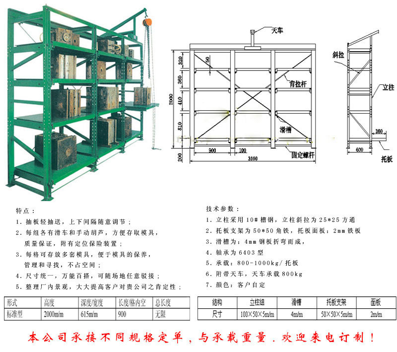 標準模具架