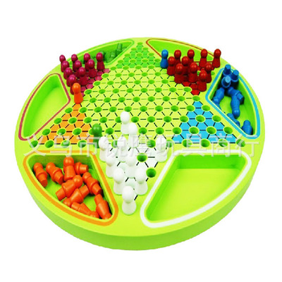 精品六角跳棋 桌面游戏 娱乐休闲玩具 木制跳棋 桌游 木质玩具