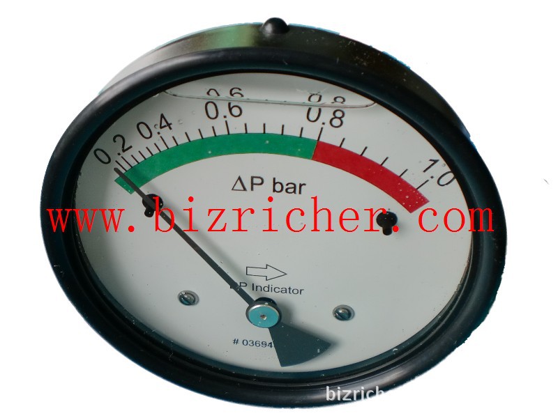高压过滤器用差压表，压差表，压差计