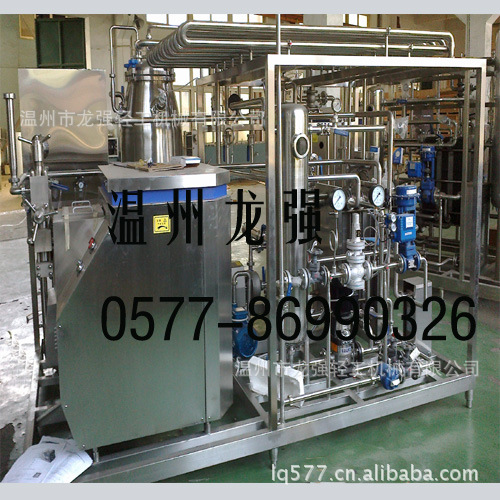 杀菌，均质，脱气支架一体式设备 组合型小型牛奶加工生产设备
