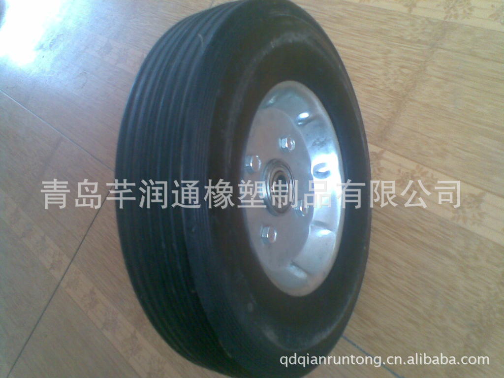 长期供应高品质SR1501 3.00-4实心轮  橡胶轮子