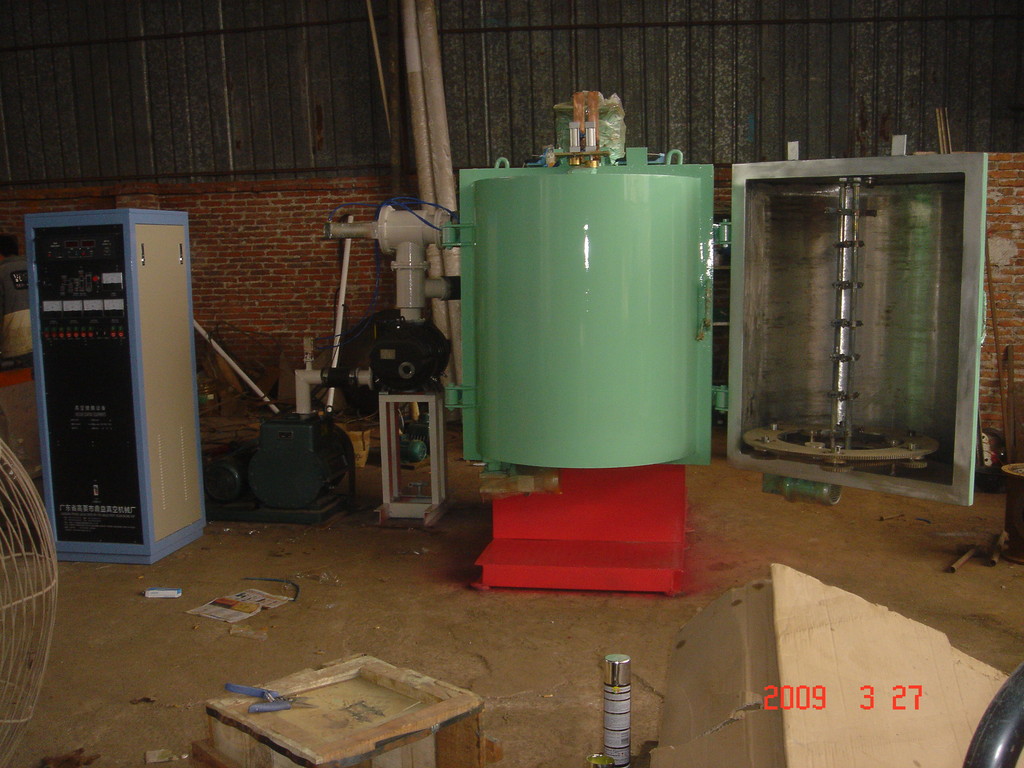 供应立式双门塑料真空电镀机 真空镀膜机