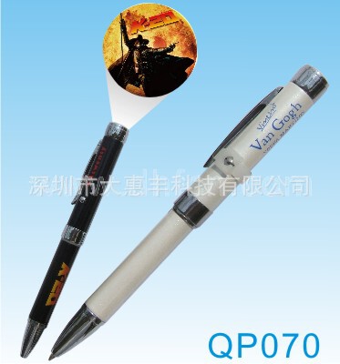 Advertising Pen Projector pen LED Projection lamp pen Logo Pen Projection Flashlight Key buckle Sure Customized LOGO