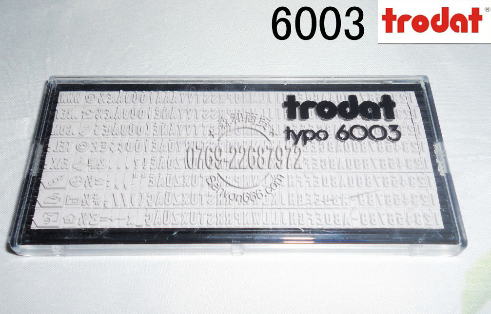 ��ƷTrodat typo 6003 ���� ���ӡ�� �ָ�3MM ׿��DIY������