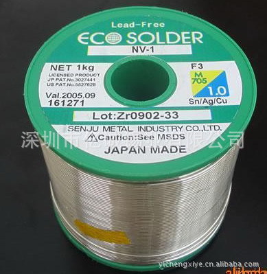 供应千住无铅焊锡丝/焊锡线M705(F3-ESC-1.0MM-HZ)