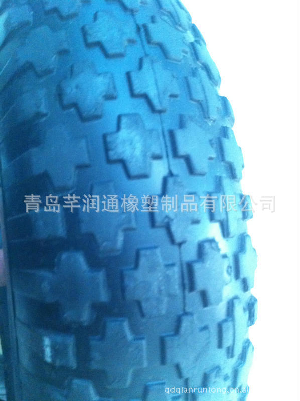 工厂供应高品质4.00-8宝石花充气轮 手推车充气轮
