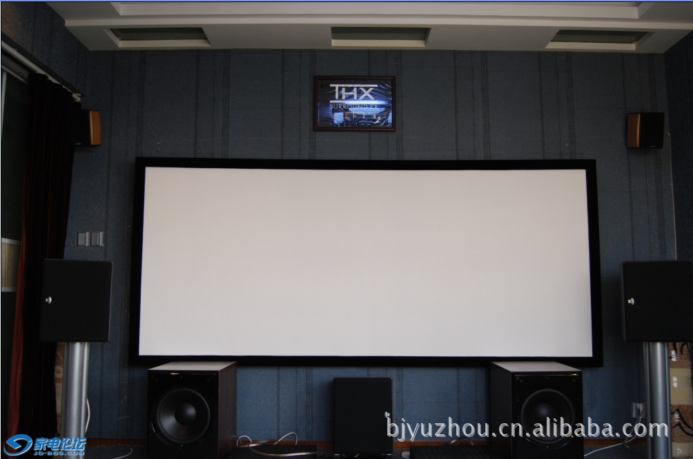 1供应画框幕 地拉幕 投影订制幕|ru