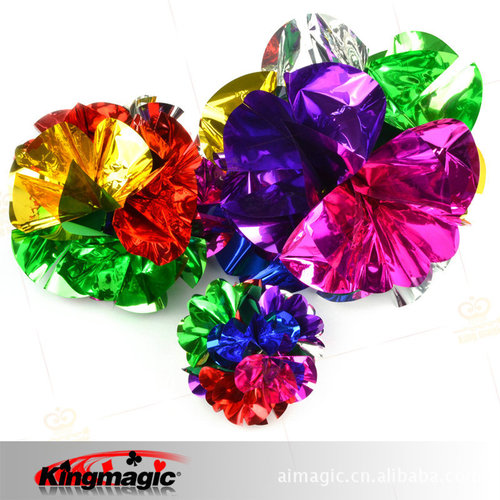 G0433 Flashing Flower Ball Large Medium Small King Magic Stage Flower Magic Props Manufacturer Wholesale