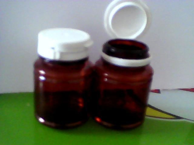 茶色半透明塑料瓶 60毫升撕拉盖消毒液塑料瓶 包装储物塑料瓶