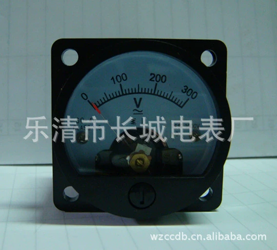 SO-45 300V круглый вольтметр переменного тока черный корпус 45X45 завод прямых продаж