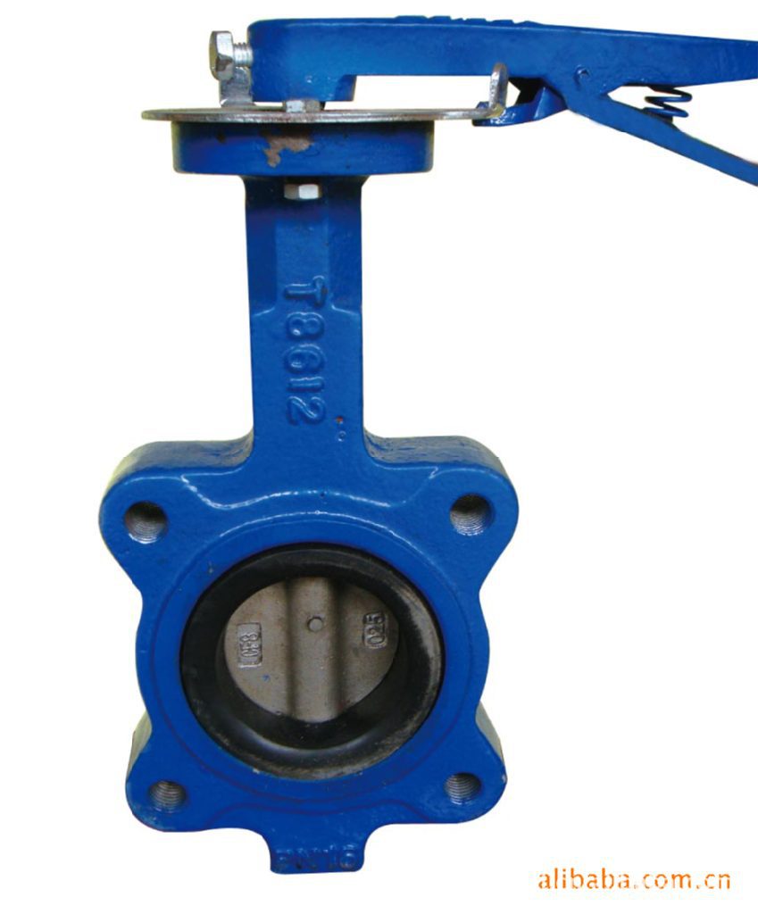 手动软密封对夹蝶阀