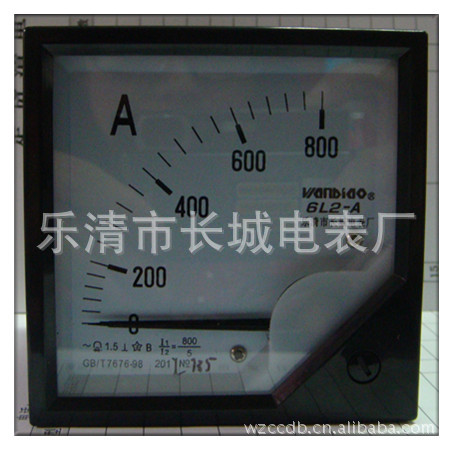 供应长城电表厂 6L2  800/ 交流电流表