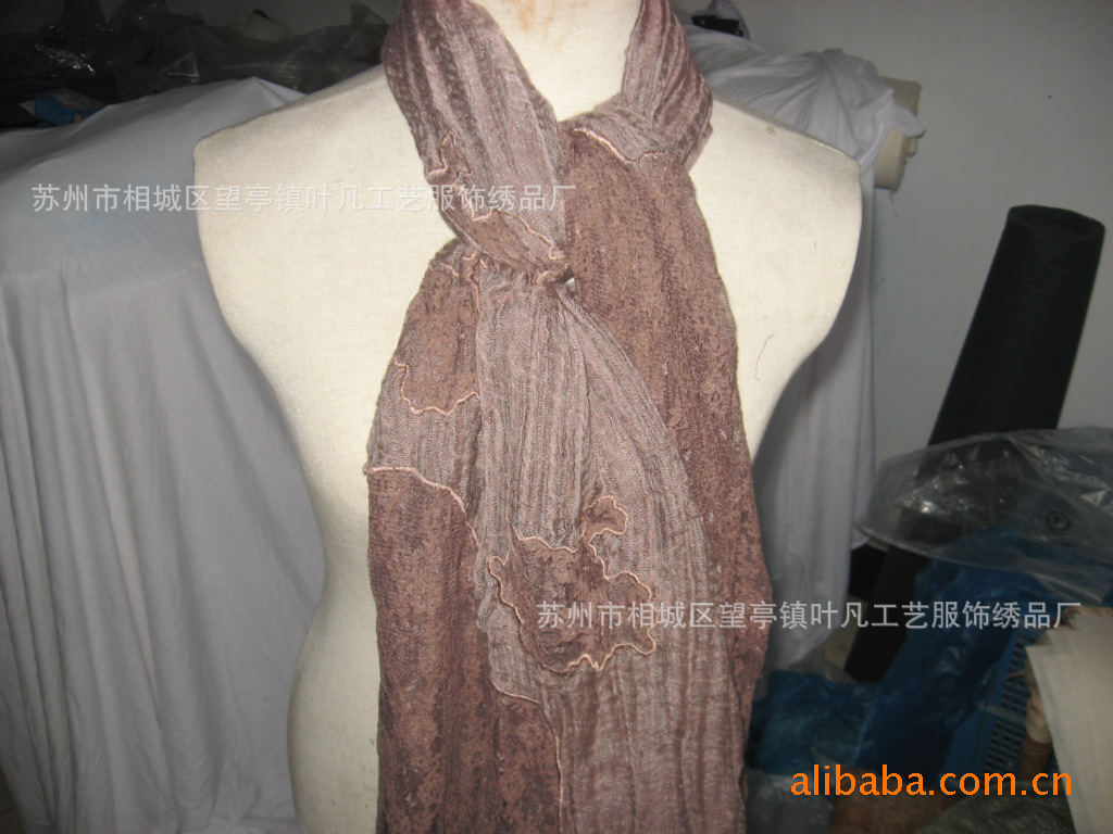 供应推荐苏州新款简约式棉绒绳绣特种绣