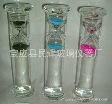 厂家批发玻璃沙漏 玻璃温度计 定制玻璃沙漏  爱情温度计气象瓶