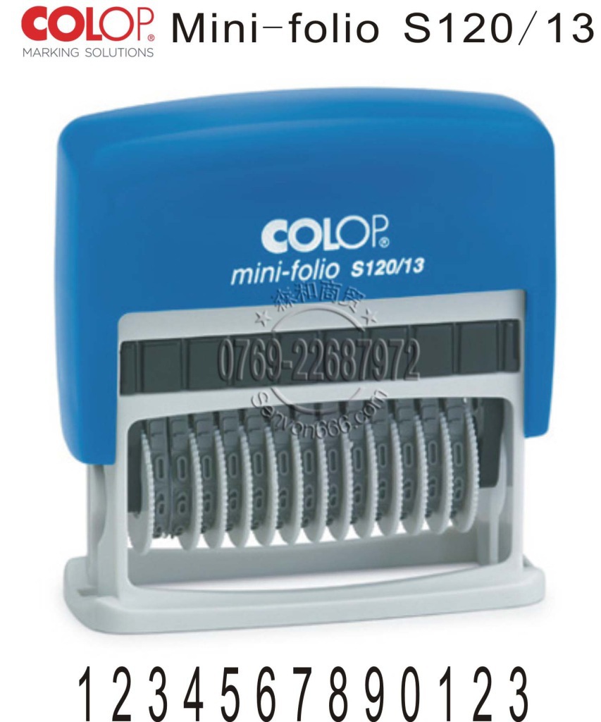 ��ƷCOLOP mini-Dater S120/13��������13λ����ӡ������ӡ̨