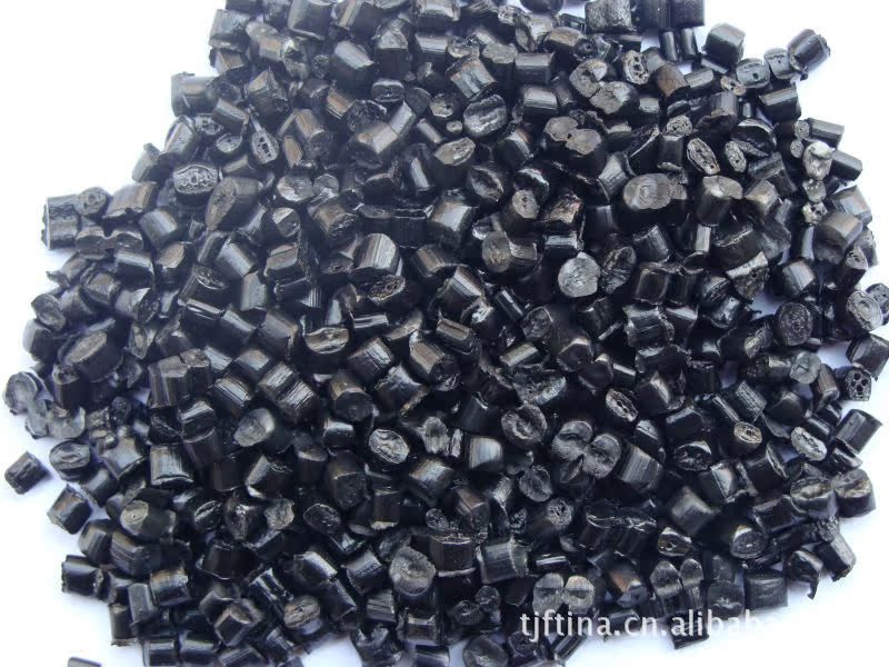 供应PP黑色高光亮高韧性再生料 注塑/拉丝/塑料回料颗粒 浙江余姚